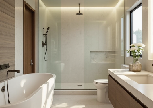 Cada sau cabina de dus? Nu mai sta pe ganduri si alege o cabina tip walk-in!