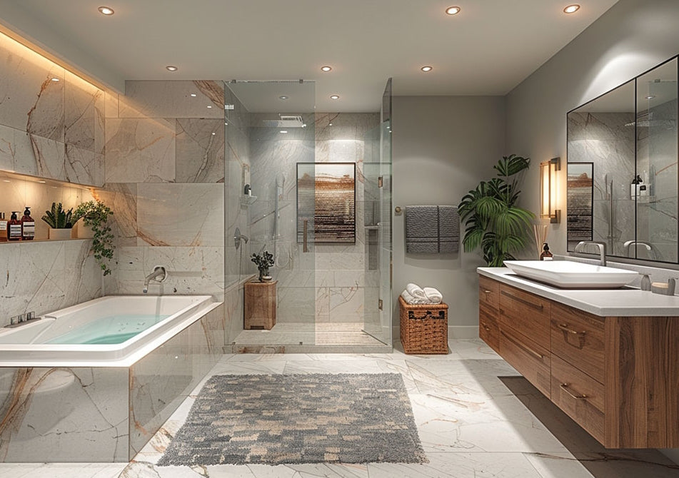 Ce lumina se pune in baie: Idei de iluminat