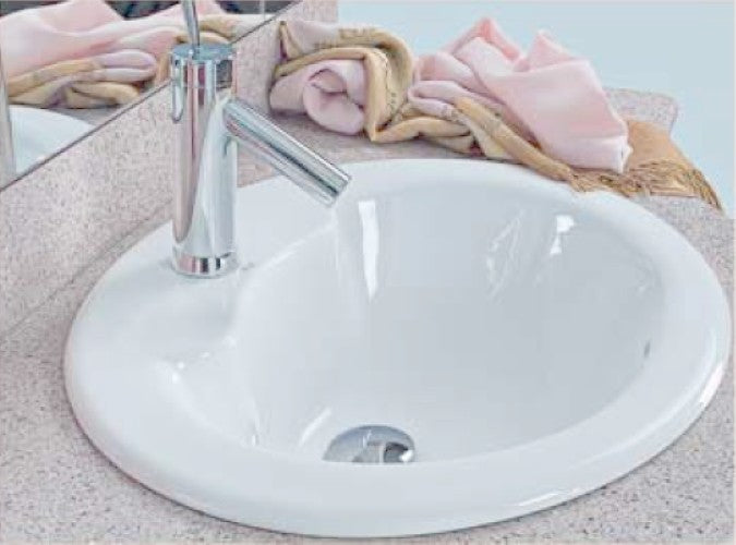 Lavoar baie incastrat, oval Arthema 57x46 cm