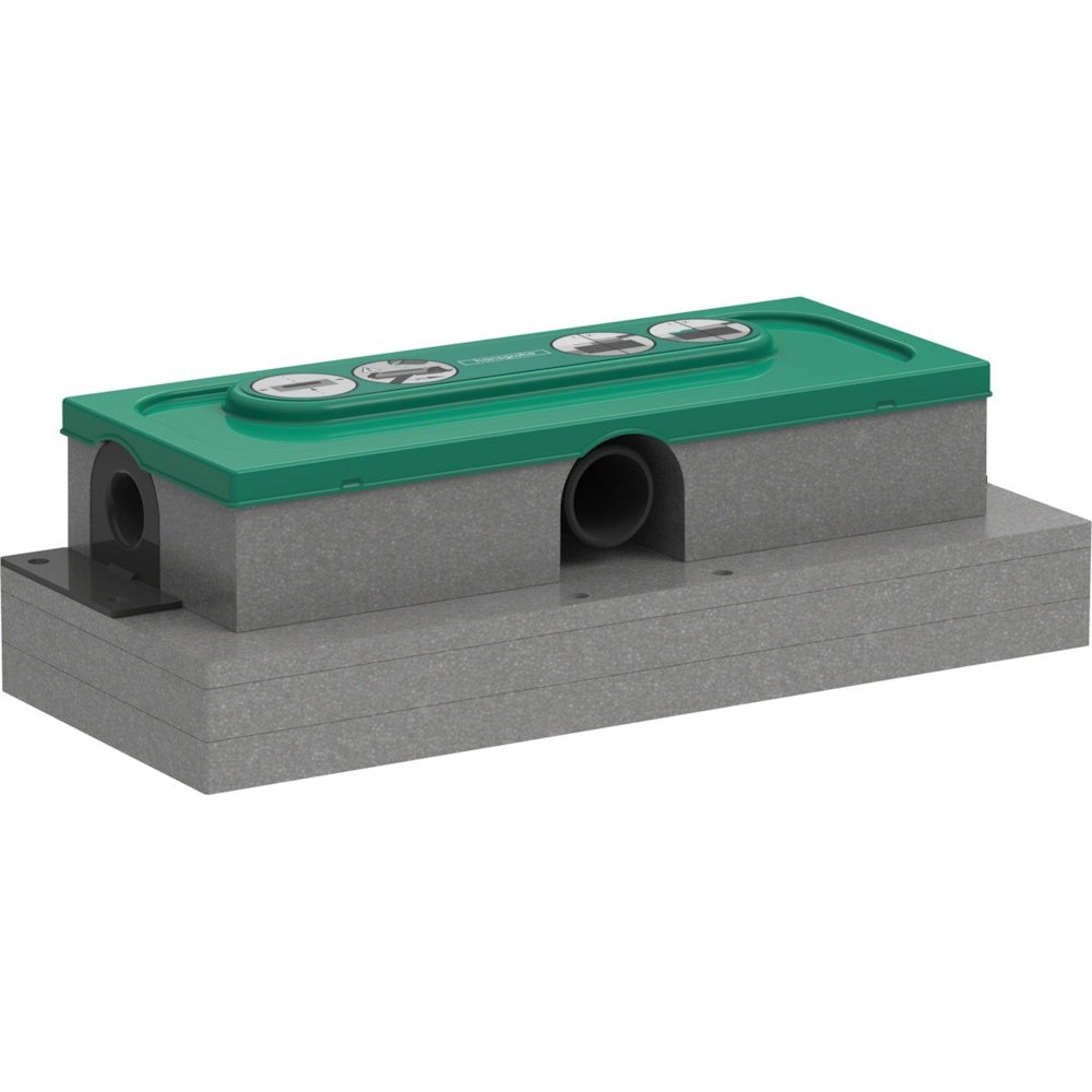 Sifon pardoseala Hansgrohe uBox H6 cm, pentru instalare plata