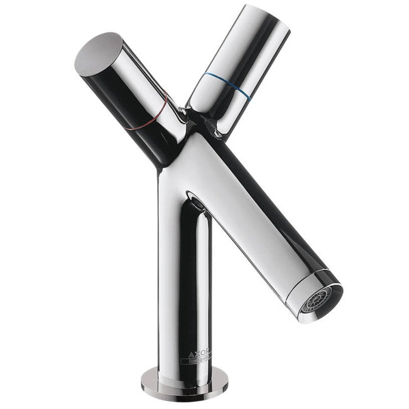 Baterie lavoar Hansgrohe Axor Starck 80, dubla comanda, cu ventil pop-up