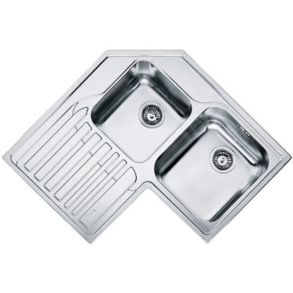 Franke Angolo STX 621-E Chiuveta bucatarie inox satinat, 83x83 cm