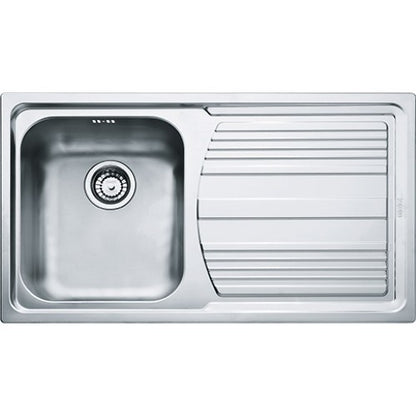 Franke Logica Line LLL 611-L Chiuveta bucatarie inox 86x50 cm, finisaj dekor