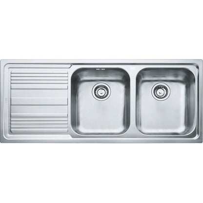 Franke Logica Line LLL 621 Chiuveta bucatarie inox 116x50 cm, finisaj dekor