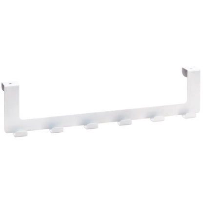 Bemeta White Cuier baie cu 6 brate, fixare pe usa, alb