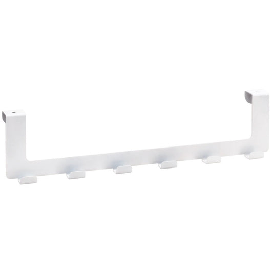 Bemeta White Cuier baie cu 6 brate, fixare pe usa, alb