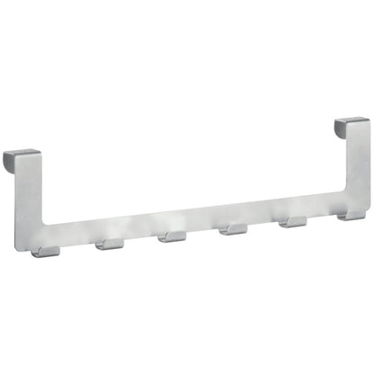 Bemeta Neo Cuier baie cu 6 brate, fixare pe usa, inox