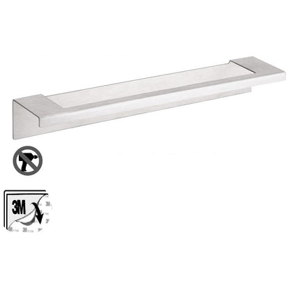 Bemeta Niva Suport prosop baie tip bara 34 cm, montaj adeziv, inox mat