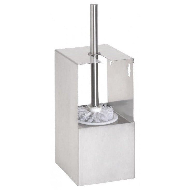 Bemeta Niva Perie WC cu suport, inox satinat
