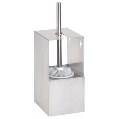 Bemeta Niva Perie WC cu suport, inox satinat