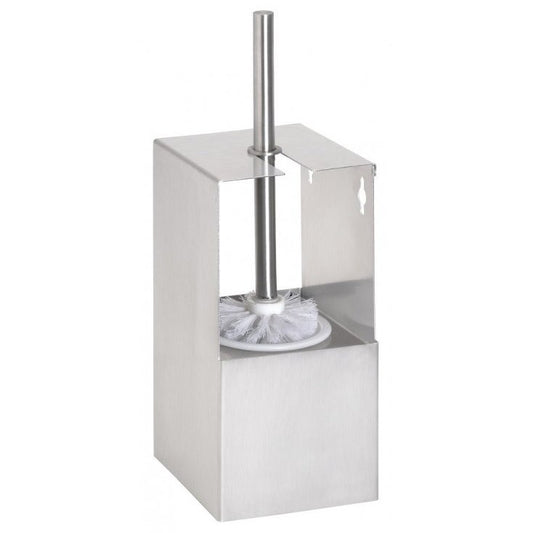 Bemeta Niva Perie WC cu suport, inox satinat