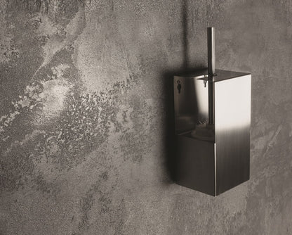 Bemeta Niva Perie WC cu suport, inox satinat