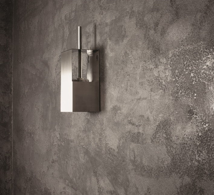 Bemeta Niva Perie WC cu suport, inox satinat