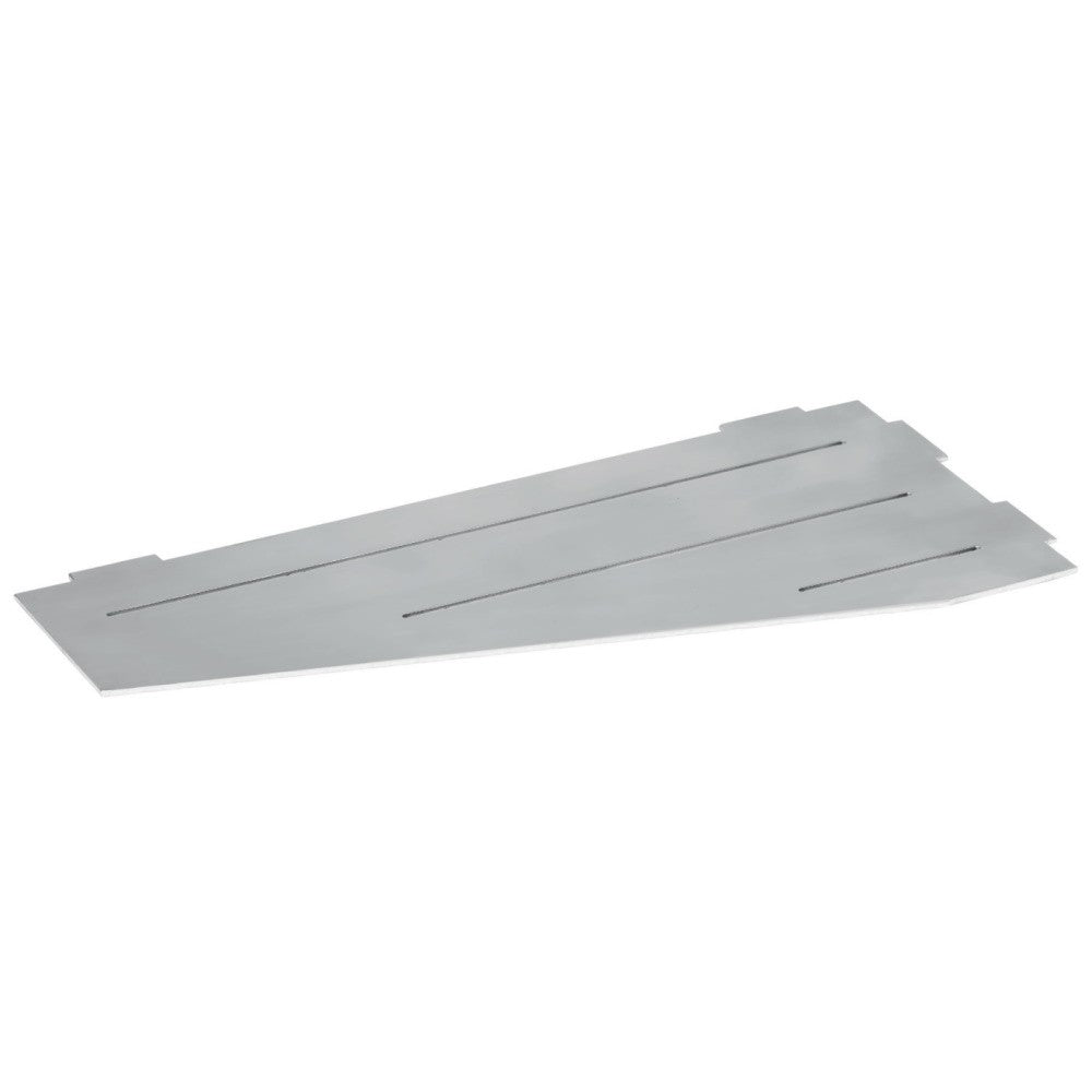 Bemeta Cytro Polita de dus asimetrica, inox mat