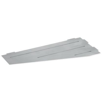 Bemeta Cytro Polita de dus asimetrica, inox mat