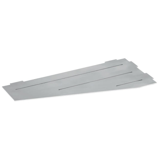 Bemeta Cytro Polita de dus asimetrica, inox mat