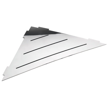Bemeta Cytro Polita de colt triunghiulara, inox lucios