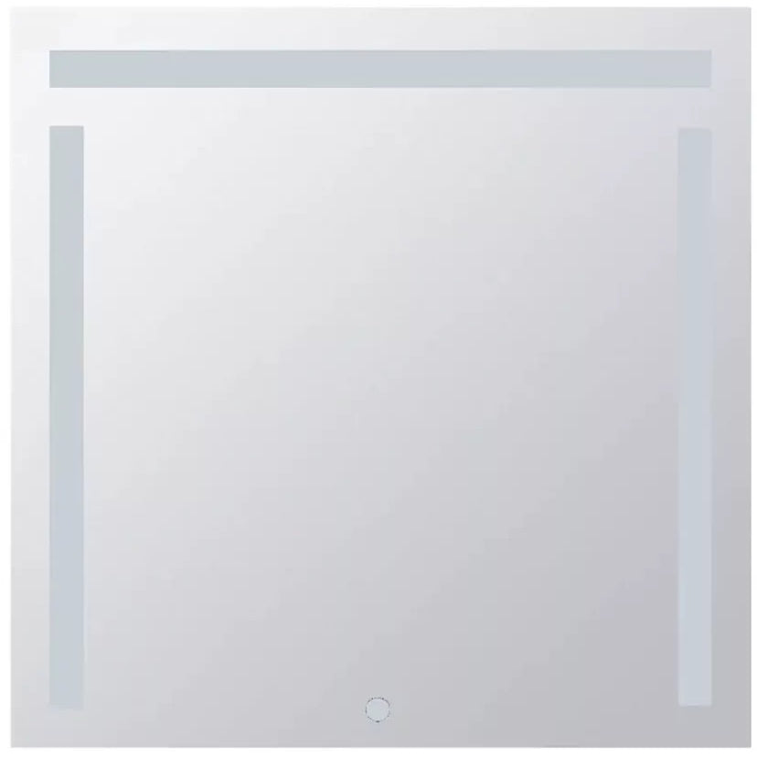 Bemeta Oglinda cu iluminare LED in partea de dus si lateral si touch sensor, 80xH80 cm