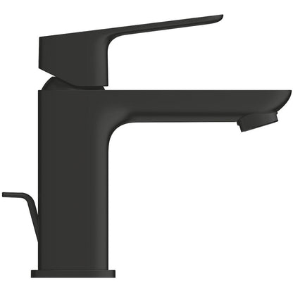 Baterie lavoar Grohe Cubeo, cu ventil pop-up, marime S, negru mat