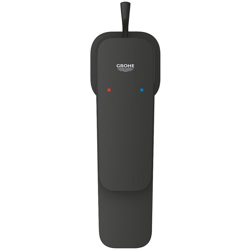 Baterie lavoar Grohe Cubeo, cu ventil pop-up, marime S, negru mat