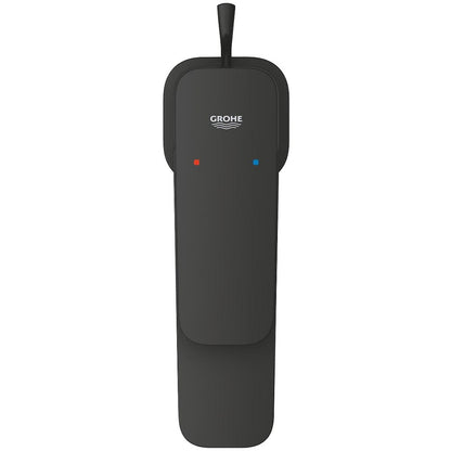 Baterie lavoar Grohe Cubeo, cu ventil pop-up, marime S, negru mat