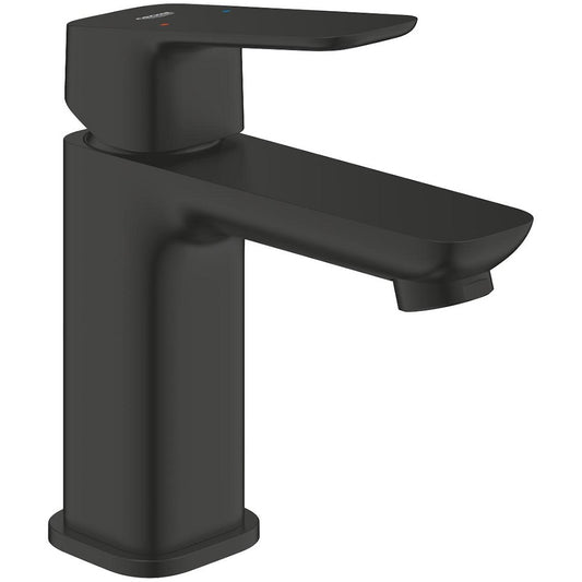 Baterie lavoar Grohe Cubeo, fara ventil, marime S, negru mat