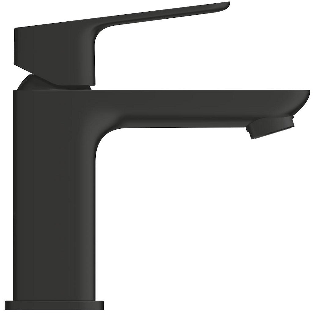 Baterie lavoar Grohe Cubeo, fara ventil, marime S, negru mat