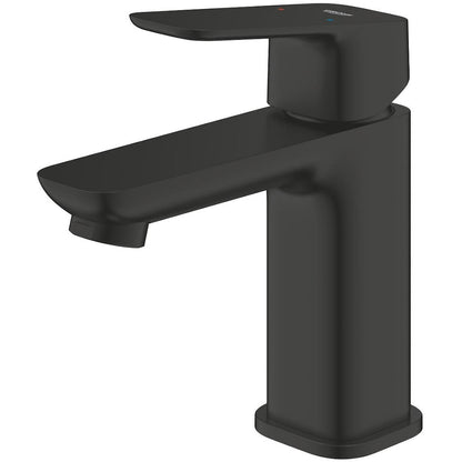 Baterie lavoar Grohe Cubeo, fara ventil, marime S, negru mat