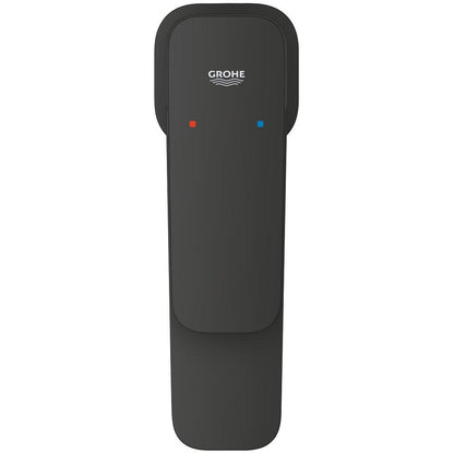 Baterie lavoar Grohe Cubeo, fara ventil, marime S, negru mat