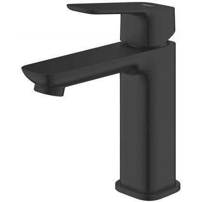 Baterie lavoar Grohe Cubeo, fara ventil pop-up, marime M, negru mat