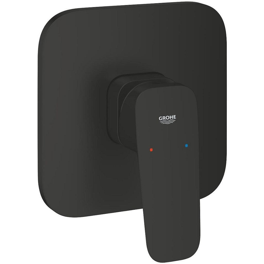 Grohe Cubeo Baterie dus monocomanda cu montaj incastrat, negru mat