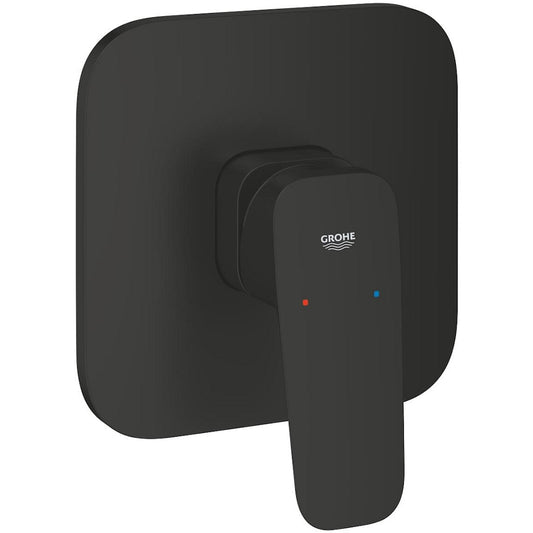 Grohe Cubeo Baterie dus monocomanda cu montaj incastrat, negru mat