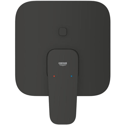 Grohe Cubeo Baterie cada dus monocomanda incastrata, negru mat