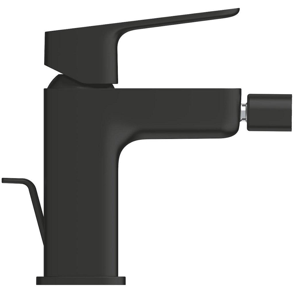 Grohe Cubeo Baterie bideu cu ventil pop-up, negru mat