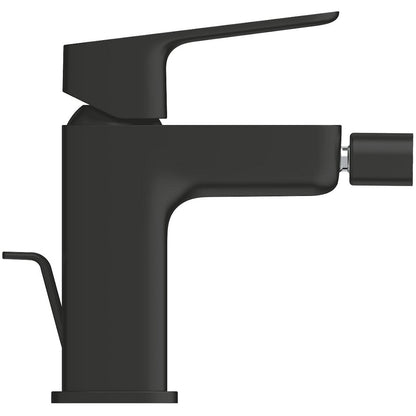 Grohe Cubeo Baterie bideu cu ventil pop-up, negru mat