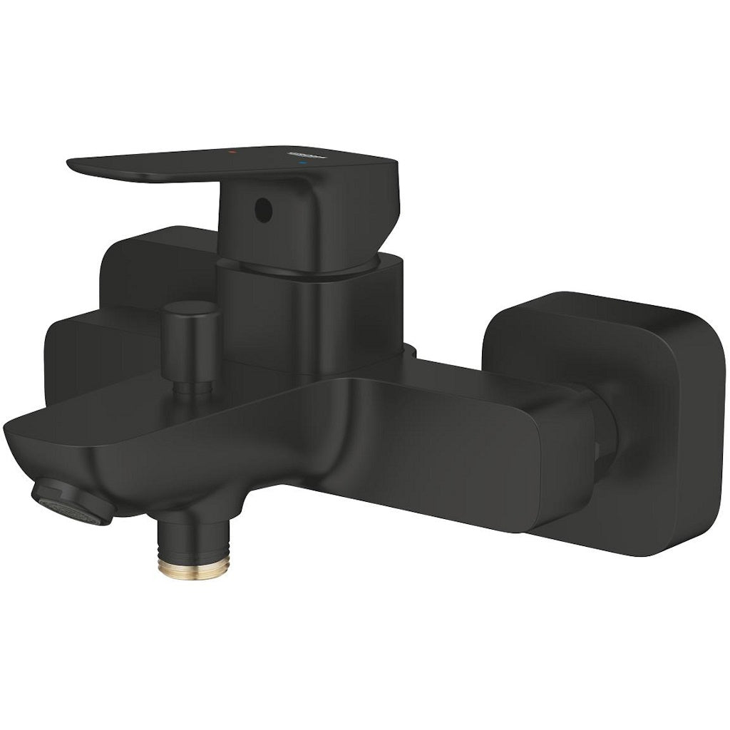 Grohe Cubeo Baterie cada dus monocomanda, negru mat