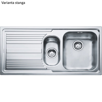 Franke Logica Line LLL 651 Chiuveta bucatarie inox 100x50 cm, finisaj dekor