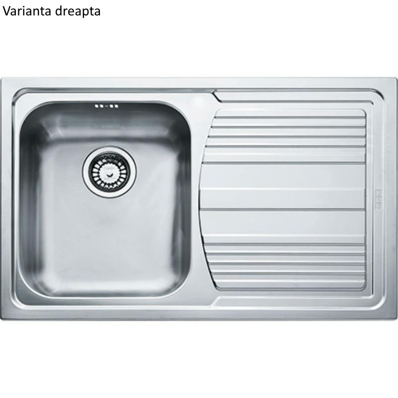 Franke Logica Line LLX 611 Chiuveta bucatarie 79x50 cm, inox lucios