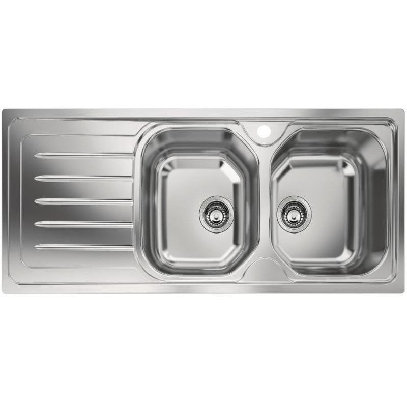 Franke Onda Line OLX/OLL 621 Chiuveta bucatarie inox 116x50 cm, picurator stanga, finisaj lucios