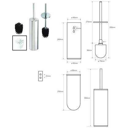 Bemeta Neo Perie WC cu suport din inox