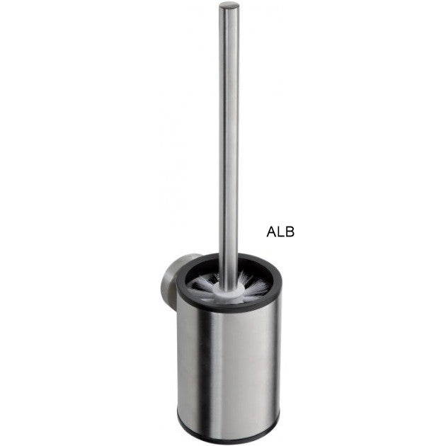 Bemeta Neo Perie WC cu suport, montaj pe perete, inox