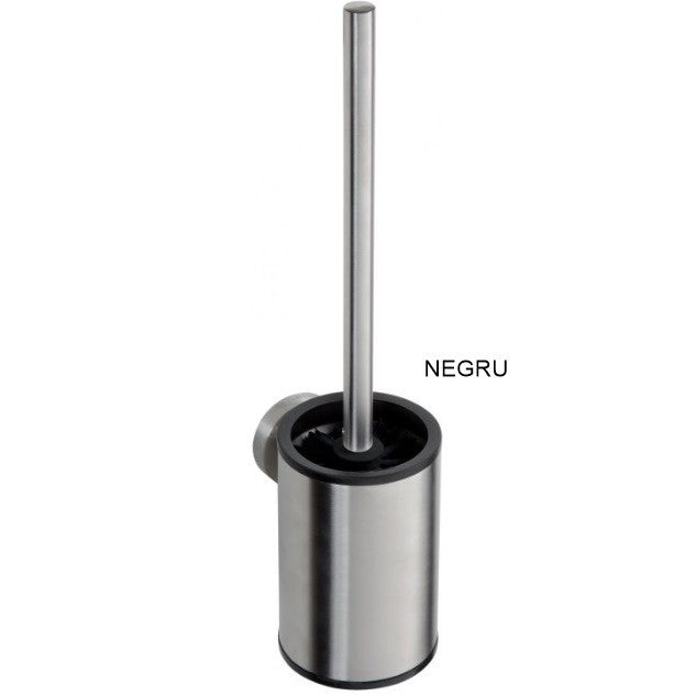 Bemeta Neo Perie WC cu suport, montaj pe perete, inox