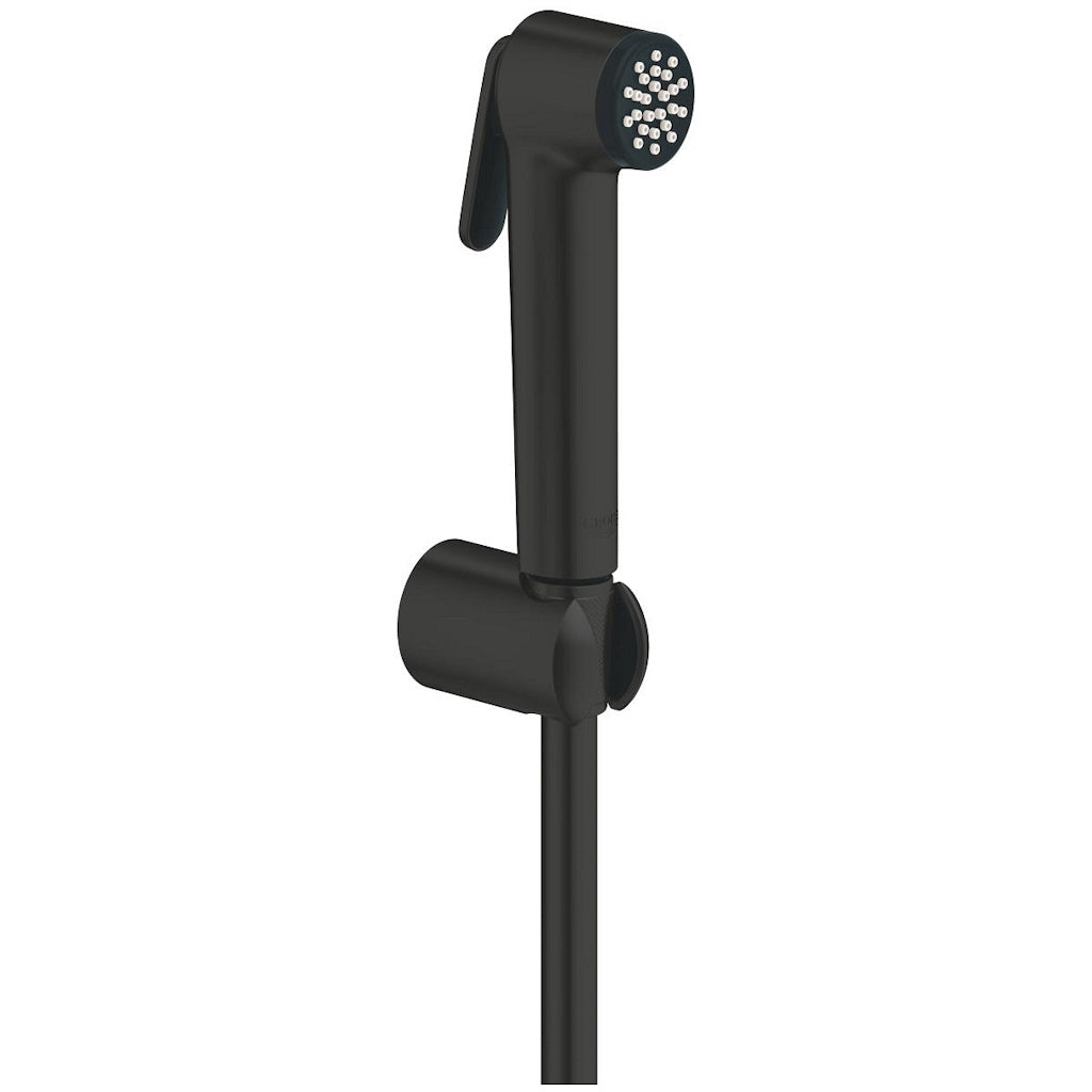 Grohe Tempesta-F Trigger 30 Dus igienic cu suport, furtun 125 cm, negru mat