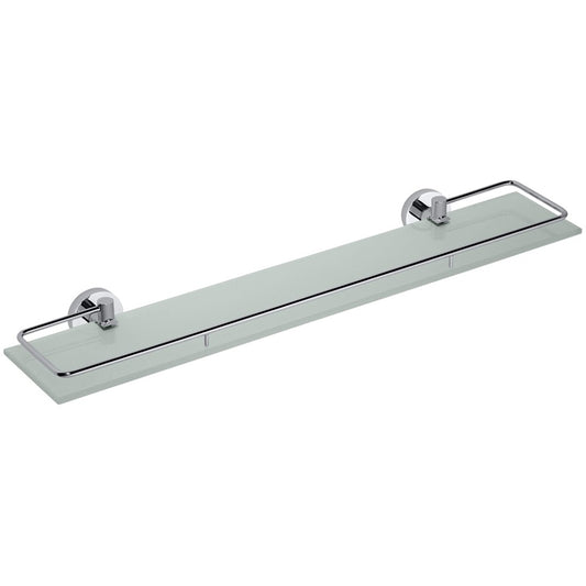 Bemeta Omega Polita din sticla cu margine metalica 60 cm