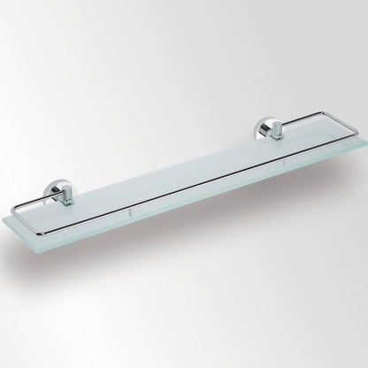 Bemeta Omega Polita din sticla cu margine metalica 60 cm