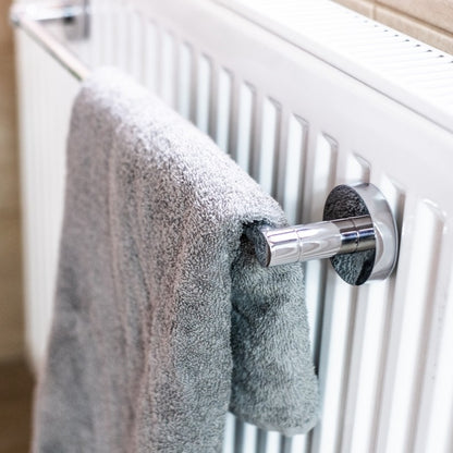 Bemeta Rawell Suport prosop baie tip bara magnetica pentru radiator, 26 cm