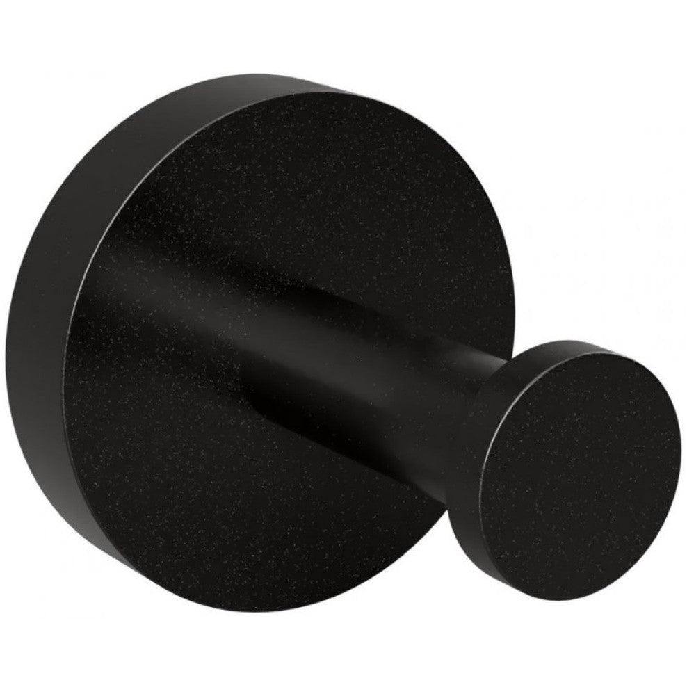 Bemeta Dark Cuier baie Ø5.5 cm, negru