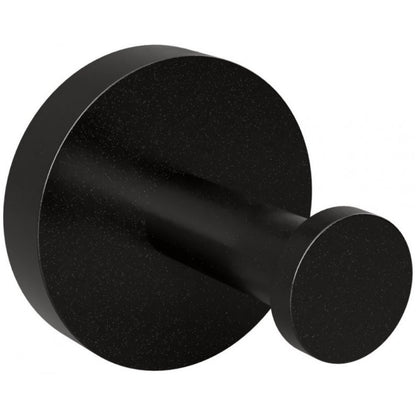 Bemeta Dark Cuier baie Ø5.5 cm, negru