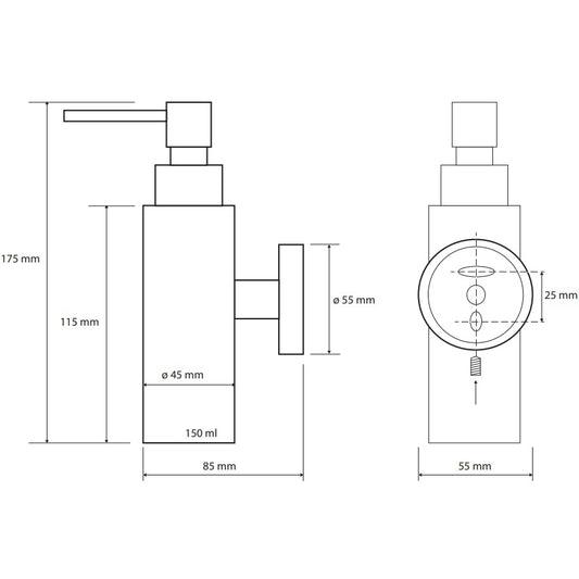 Bemeta Neo Dozator sapun lichid din inox