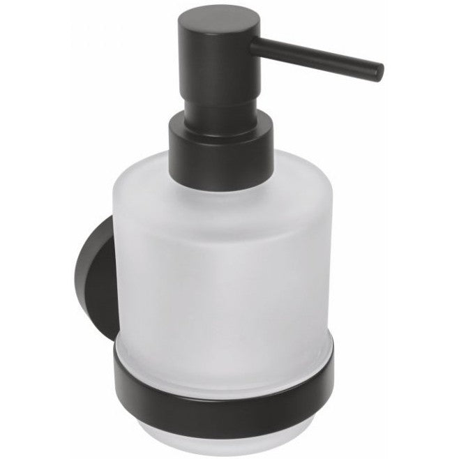Bemeta Dark Dozator sapun lichid MINI cu suport negru